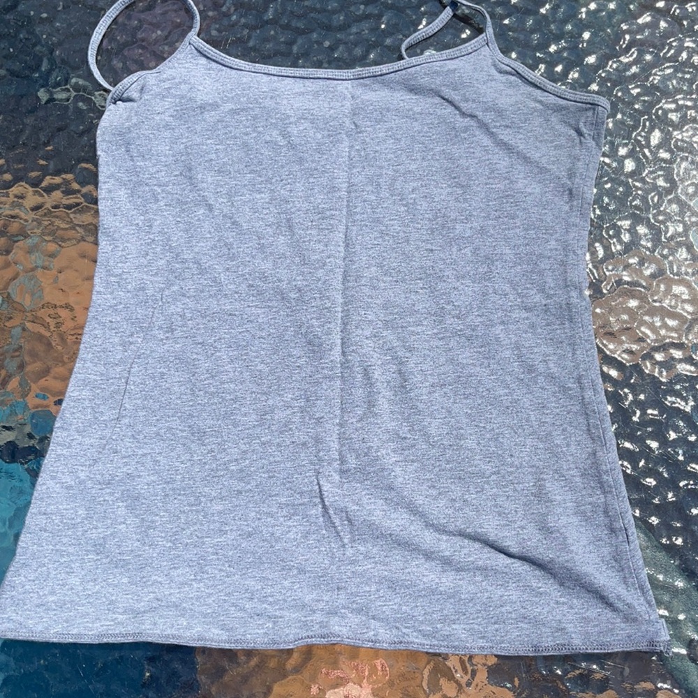 super comfy plain gray tank top